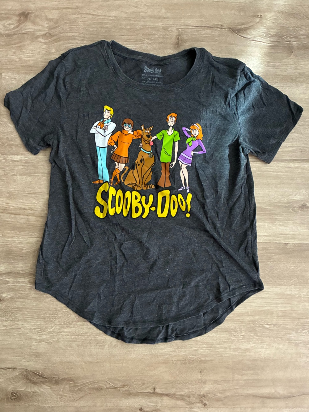 Scooby-Doo! Graphic Tee in Charcoal with Scooby gang